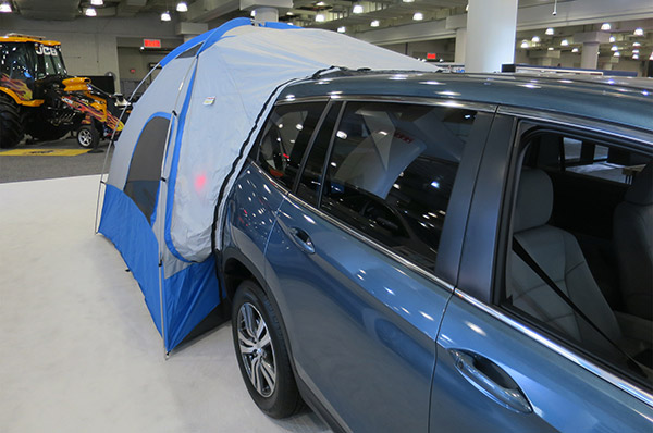 2017 Honda Pilot tent side profile